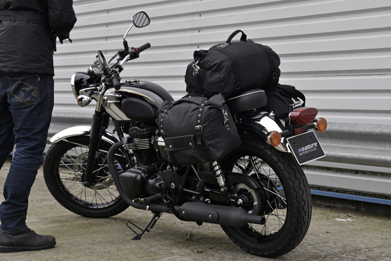 boční brašny na motocykl Heritage, OXFORD - Anglie (zelené khaki, objem 40 l, pár)