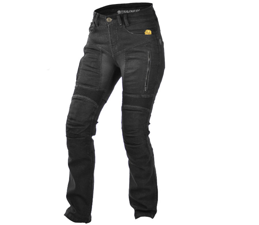 TRILOBITE dámské kalhoty 661 PARADO SLIM FIT černé prodloužené