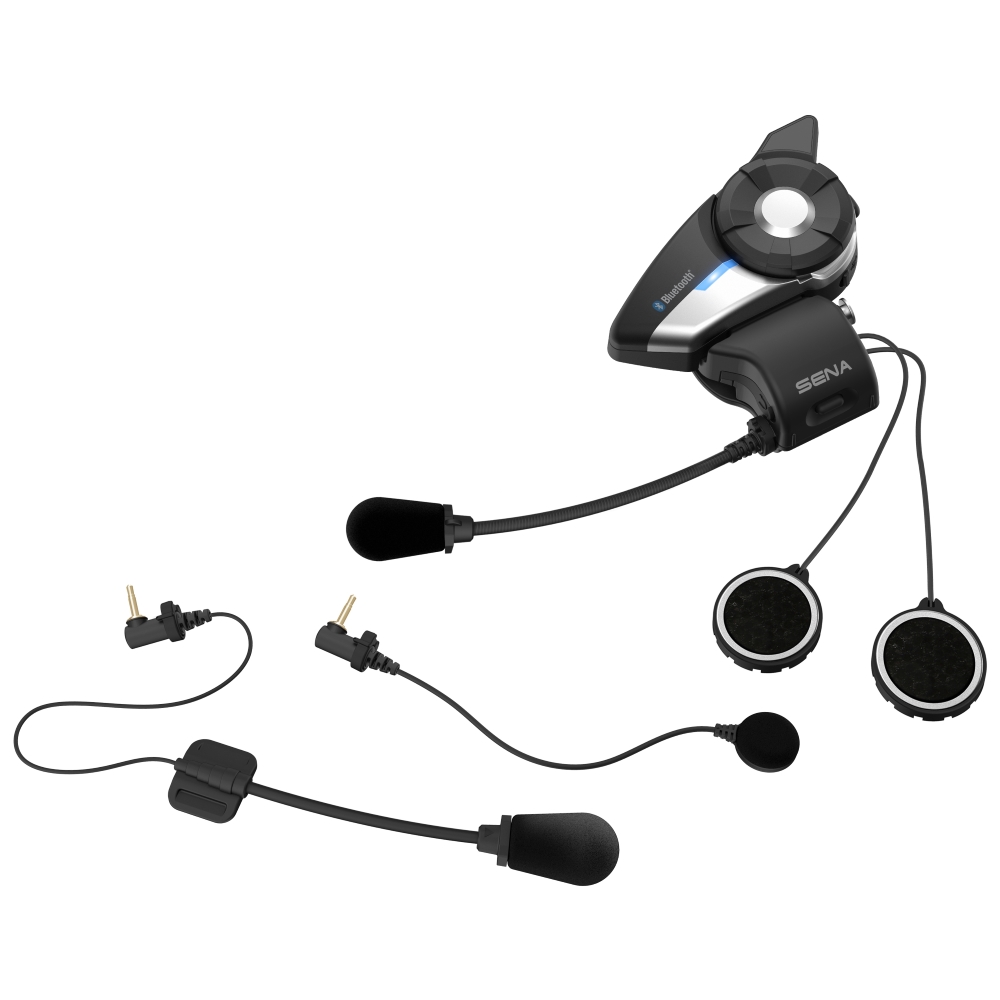 Interkom SENA 20S EVO - s tenkými sluchátky bluetooth headset