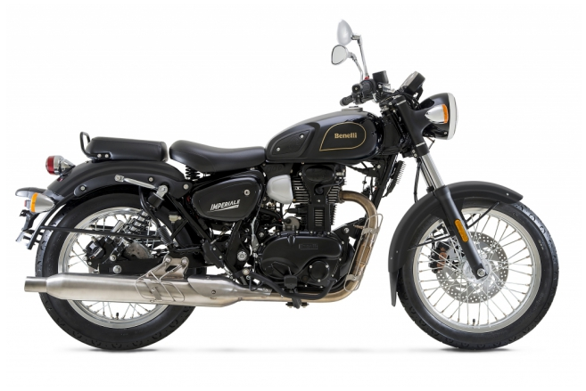 Benelli Imperiale 400 E5 stříbrná