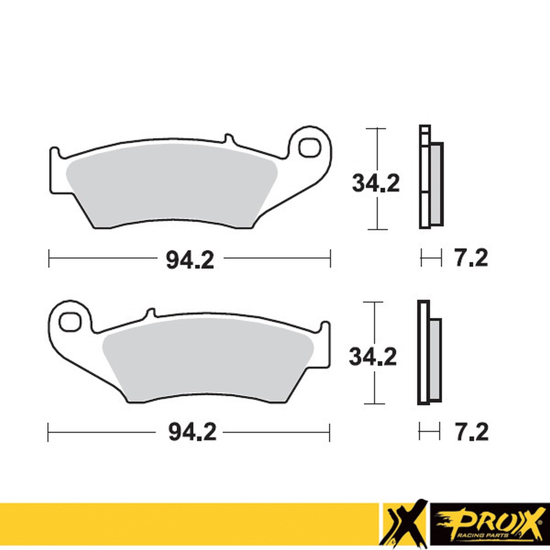Delta Braking 2230 MX-D brzdové destičky CRF / KXF / RMZ / YZF přední