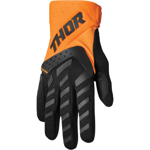 THOR dětské rukavice THOR Spectrum oranžová/černá