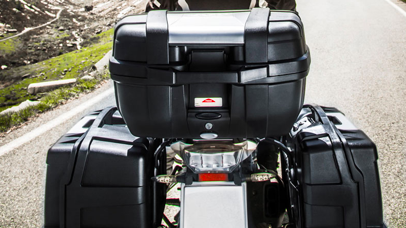 Kufry na moto KGR46N GARDA 46l, KAPPA (černý, kompozit) SADA2