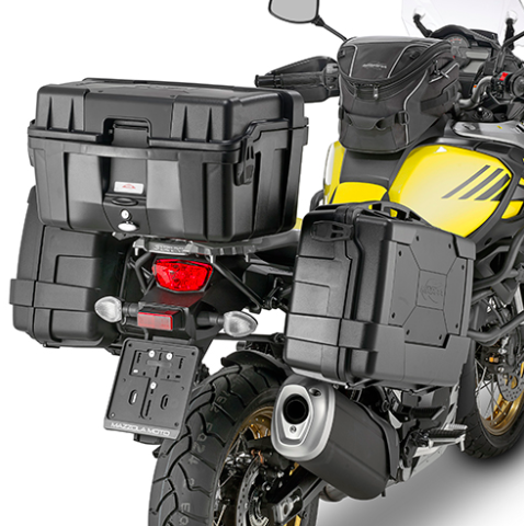 Kufry na moto KGR46N GARDA 46l, KAPPA (černý, kompozit) SADA2