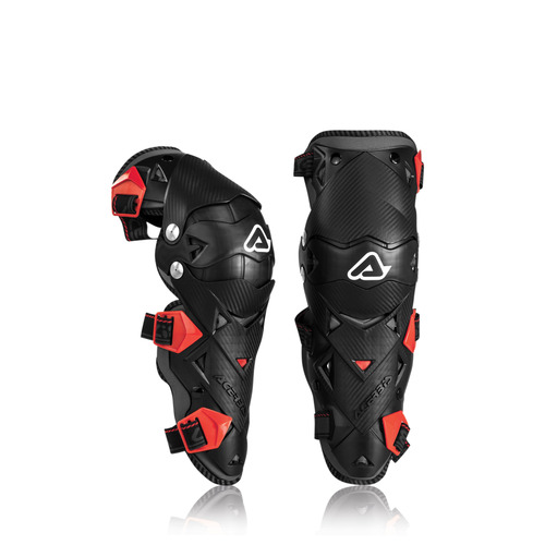 ACERBIS chrániče kolen kloubové JUNIOR černá/červená