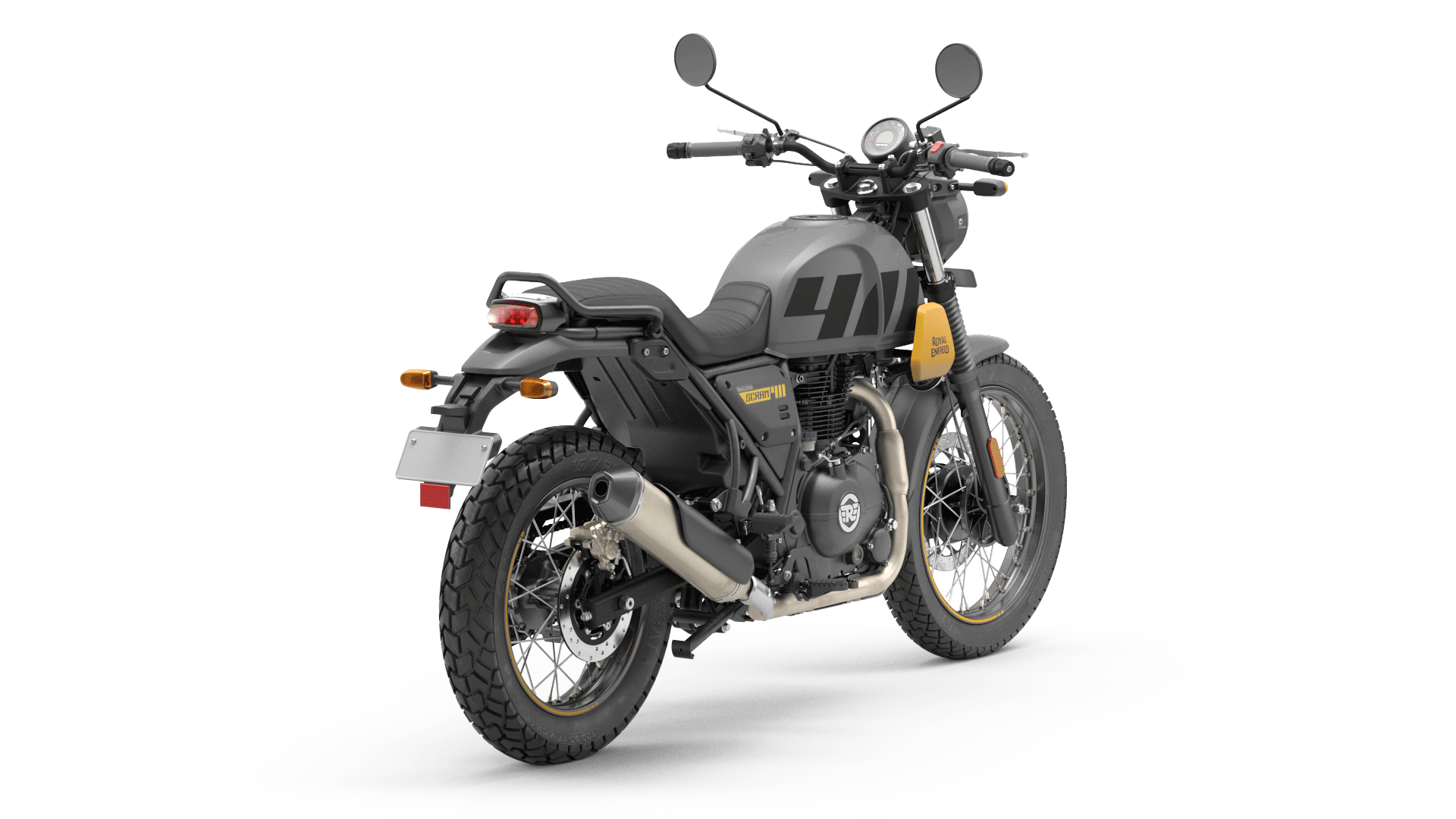 ROYAL ENFIELD Scram 411 Graphite Blue
