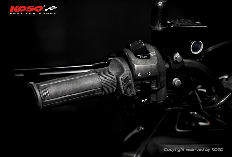 Vyhřívané rukojeti Koso HG-13 integrovaný spínač 130mm