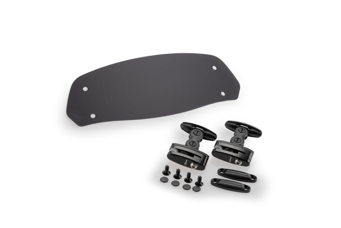 Přídavné plexi nastavitelné PUIG 6319H clip-on průhledný smoke