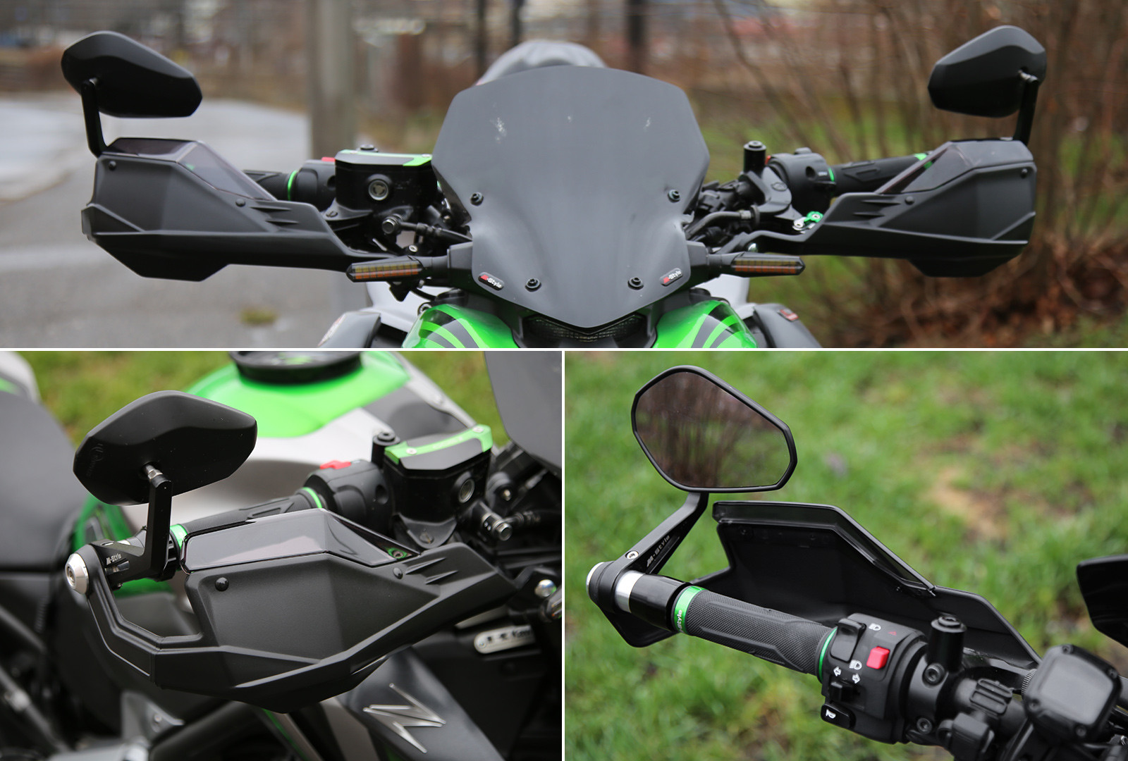 M-Style MS10 Kawasaki chrániče páček – blastery