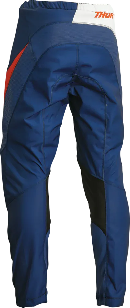 THOR dětské kalhoty Sector Edge tm.modrá/oranžová