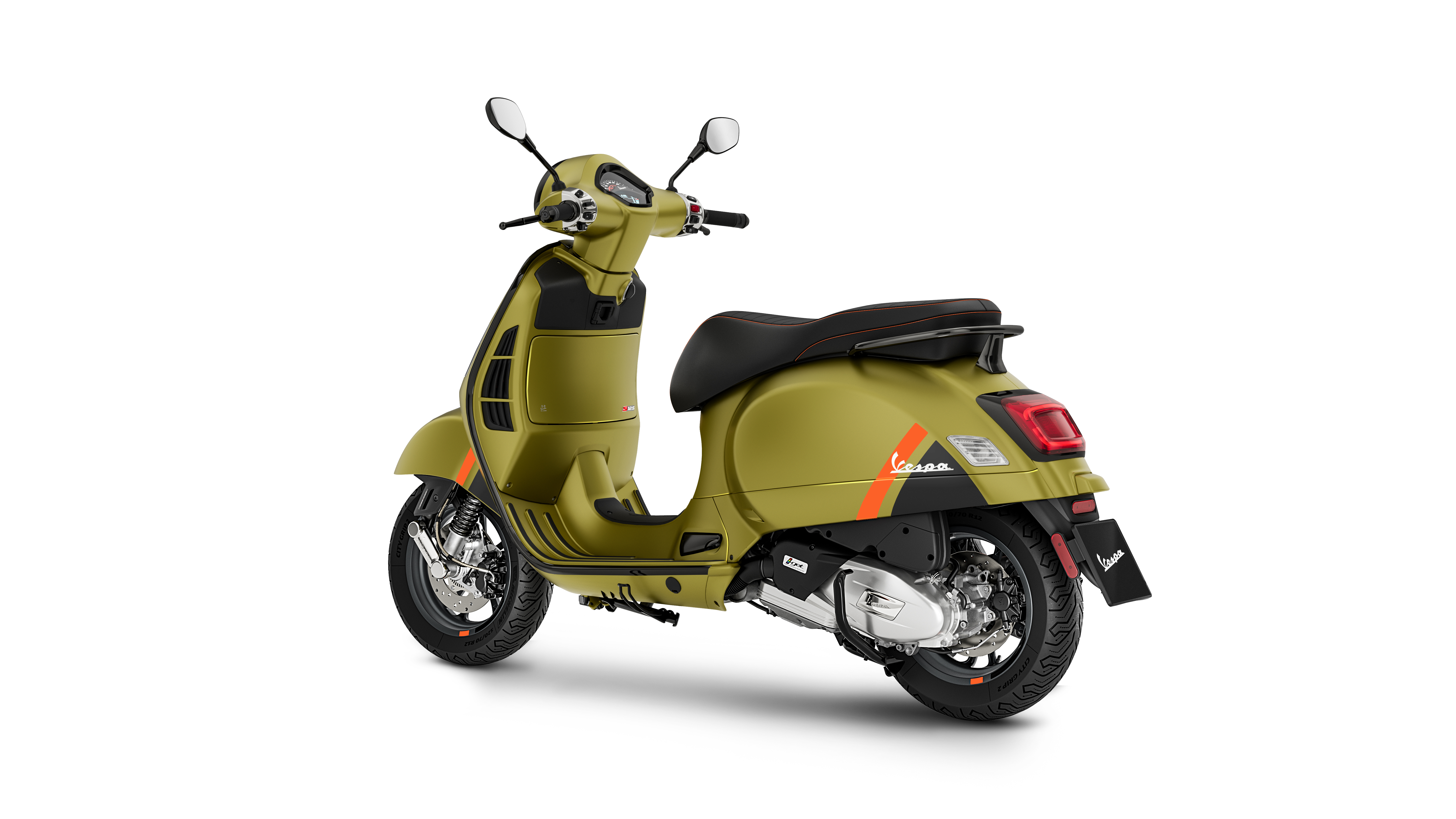 Vespa GTS Super 310 Sport Verde ambizioso matt E5+