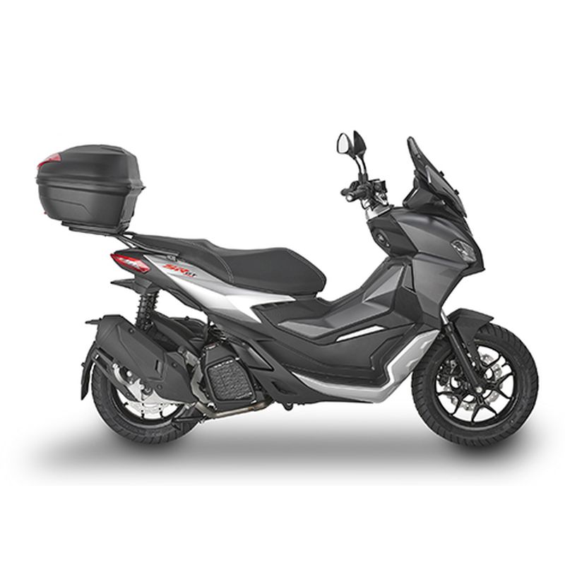 Zadní box Kappa K355N + plotna + montážní sada Aprilia SR GT 125/200
