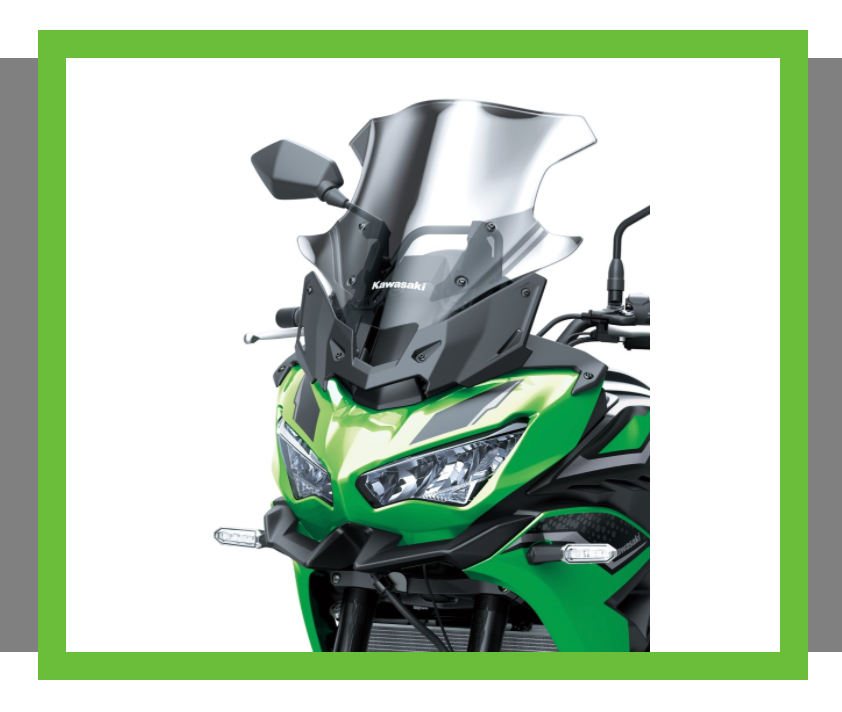Velké cestovní plexi čiré pro Versys 650 2022-
