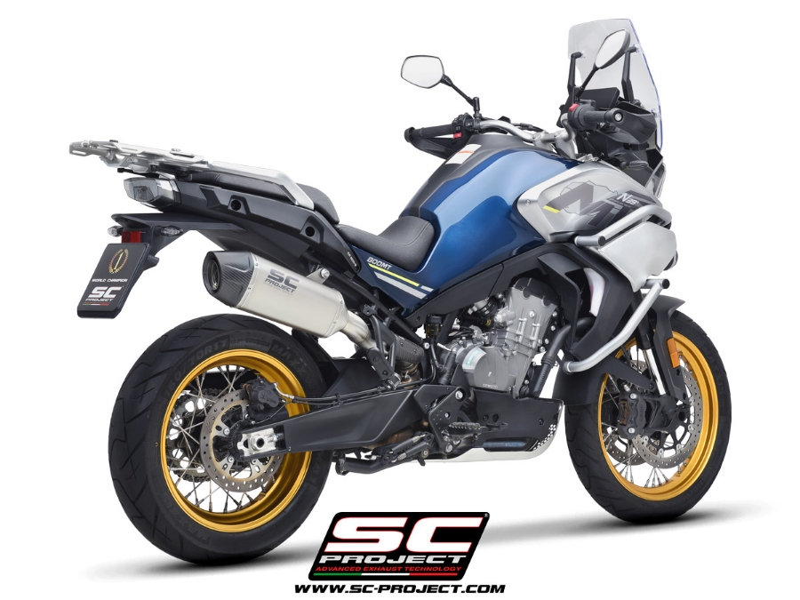 SC-PROJECT X-Plorer II karbonový výfuk CFMoto 800MT E5+ 2025-