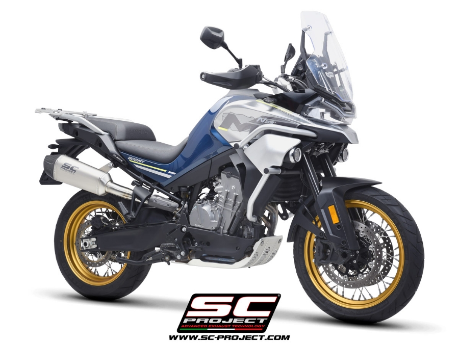 SC-PROJECT X-Plorer II karbonový výfuk CFMoto 800MT E5+ 2025-