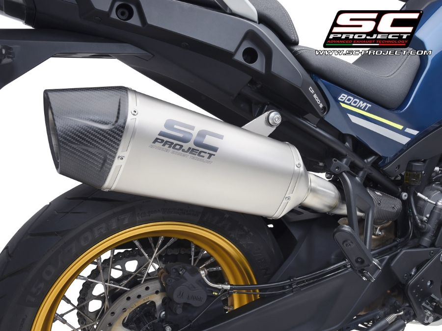 SC-PROJECT X-Plorer II karbonový výfuk CFMoto 800MT E5+ 2025-