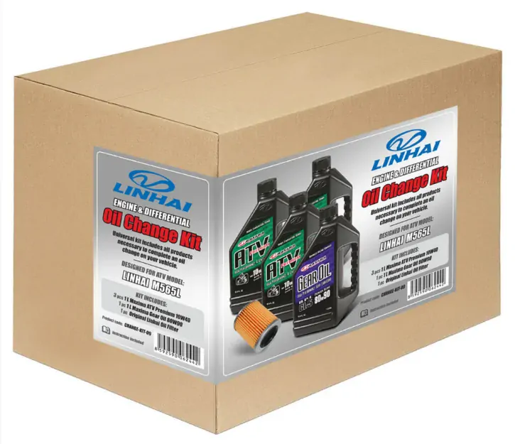 Sada pro kompletní výměnu olejů LINHAI M500/550, T-Boss 520/550