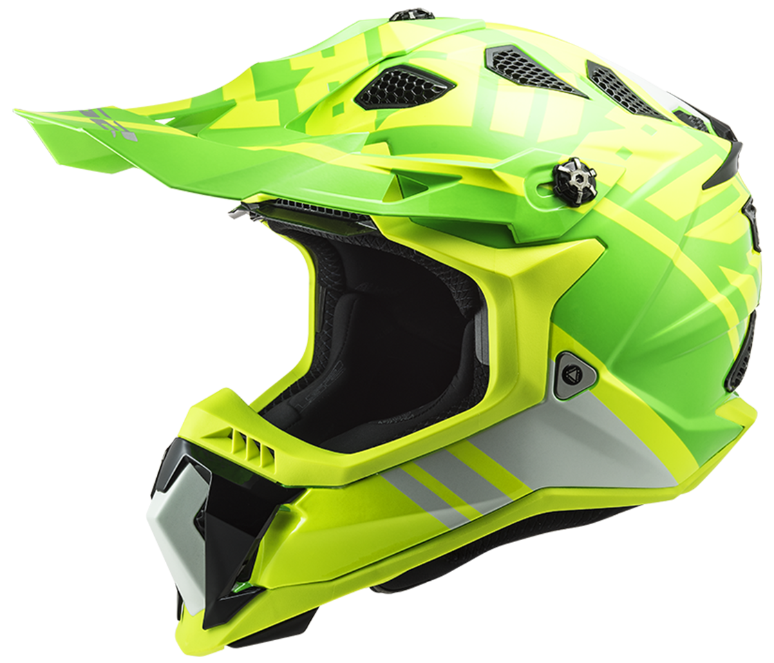 LS2 motokrosová helma MX700 SUBVERTER Gammax Gl. H-V Yellow Green