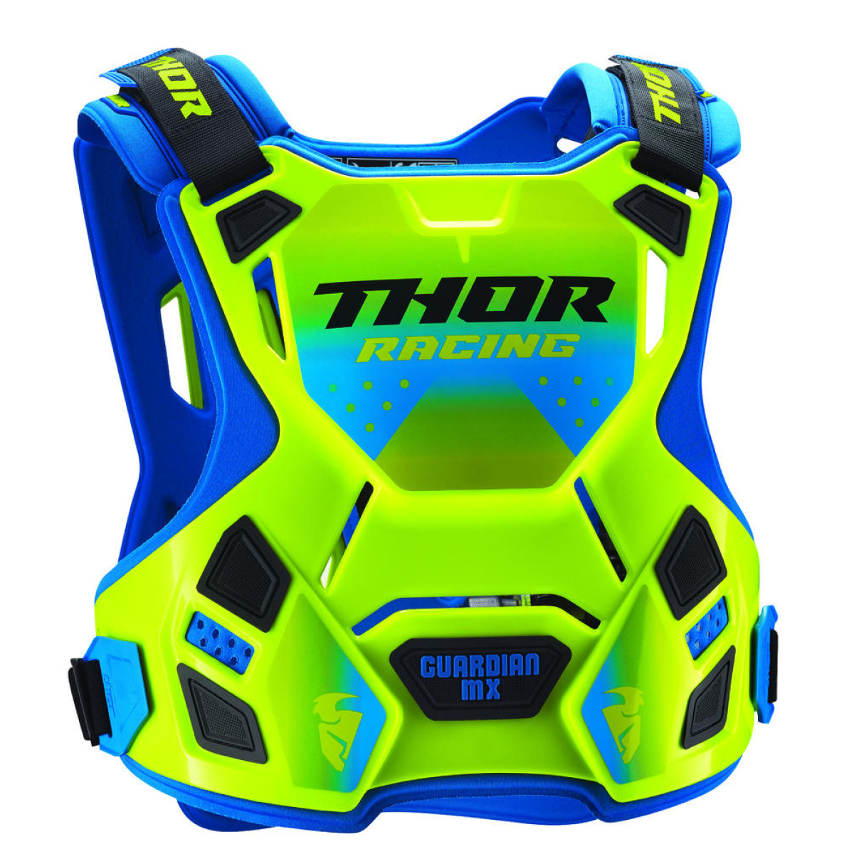 THOR Chránič hrudi MX THOR GUARDIAN ROOST fluo/zelená/modrá