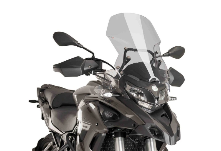 Plexi štít PUIG TOURING kouřový pro BENELLI TRK 502 (2016-2019)