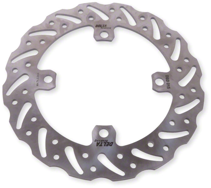 DELTA Kotouč brzdový nerezový - zubatý desing Wave - Kawasaki KX85 / 01-20+KX100 / 01-18