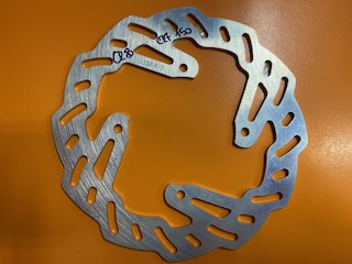 Goldfren Kotouč brzdový nerezový - zubatý desing Wave - Honda CR80 / 92-02+CR85 / 03-07+CRF150R / 07-20