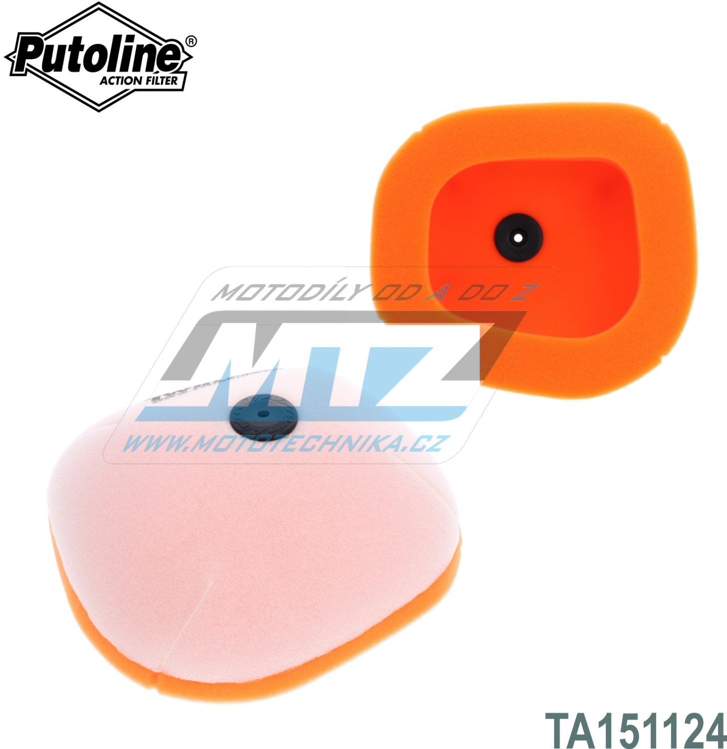 Putoline Filtr vzduchový - Kawasaki KX250 / 21 + KXF250 / 21 + KX450 / 19-21 + KXF450 / 19-21 + KX450XC / 21