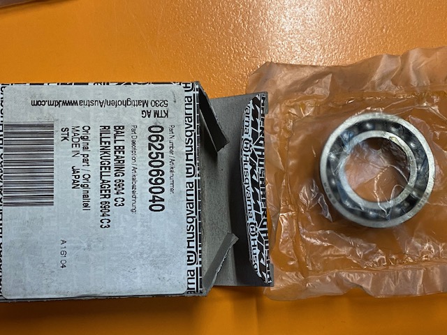 KTM 0625069040, KULIČKOVÉ LOŽISKO 6904 C3, KTM