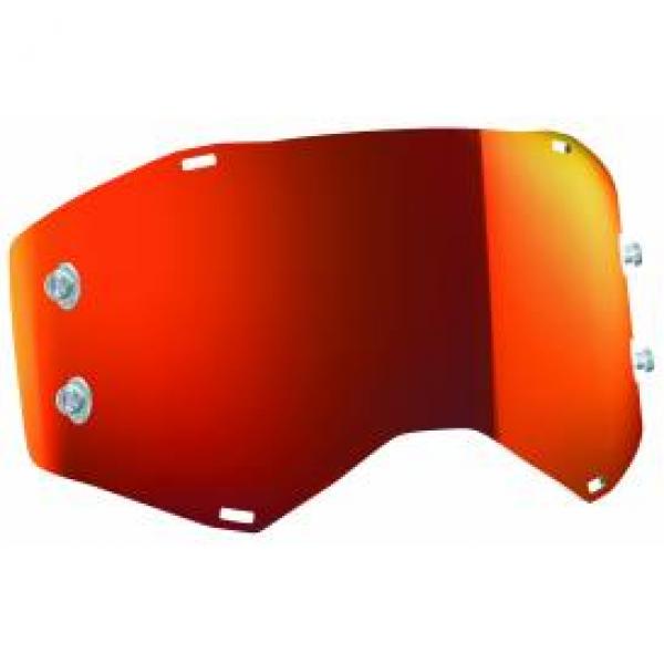 SCOTT Náhradní sklo do brýlí PROSPECT/FURY SGL Works Orange Chrome AFC