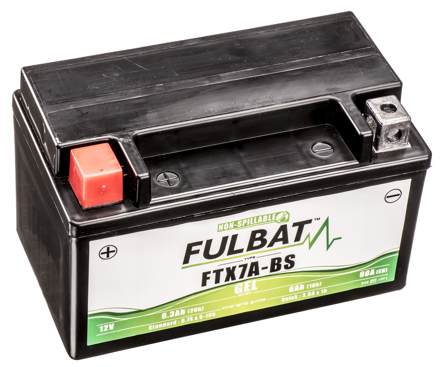 Motocyklová baterie FULBAT FTX7A-BS GEL (YTX7A-BS)