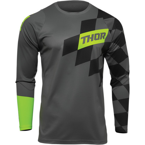 THOR dres SECTOR BIRDROCK šedá/žlutá