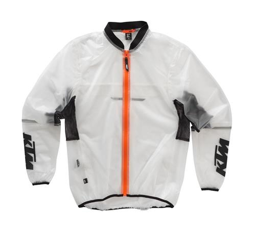 KTM moto pláštěnka RAIN JACKET TRANSPARENT
