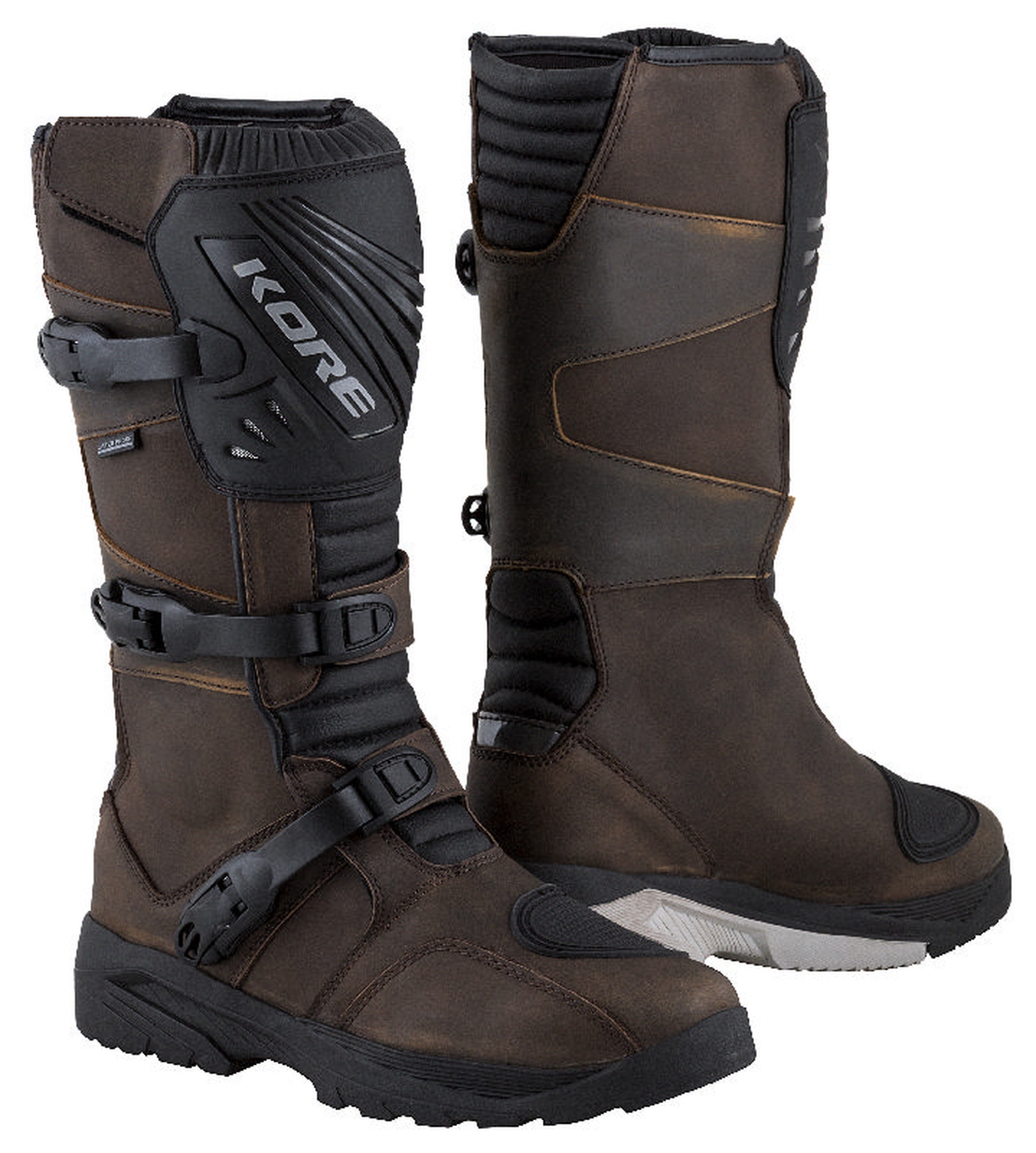 KORE Moto boty ADVENTURE LONG 3.0,hnědé