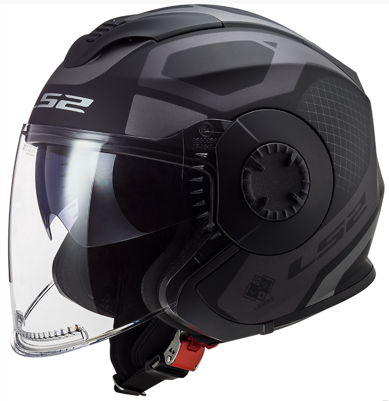 LS2 Otevřená moto přilba LS2 OF570 Verso matt titanium