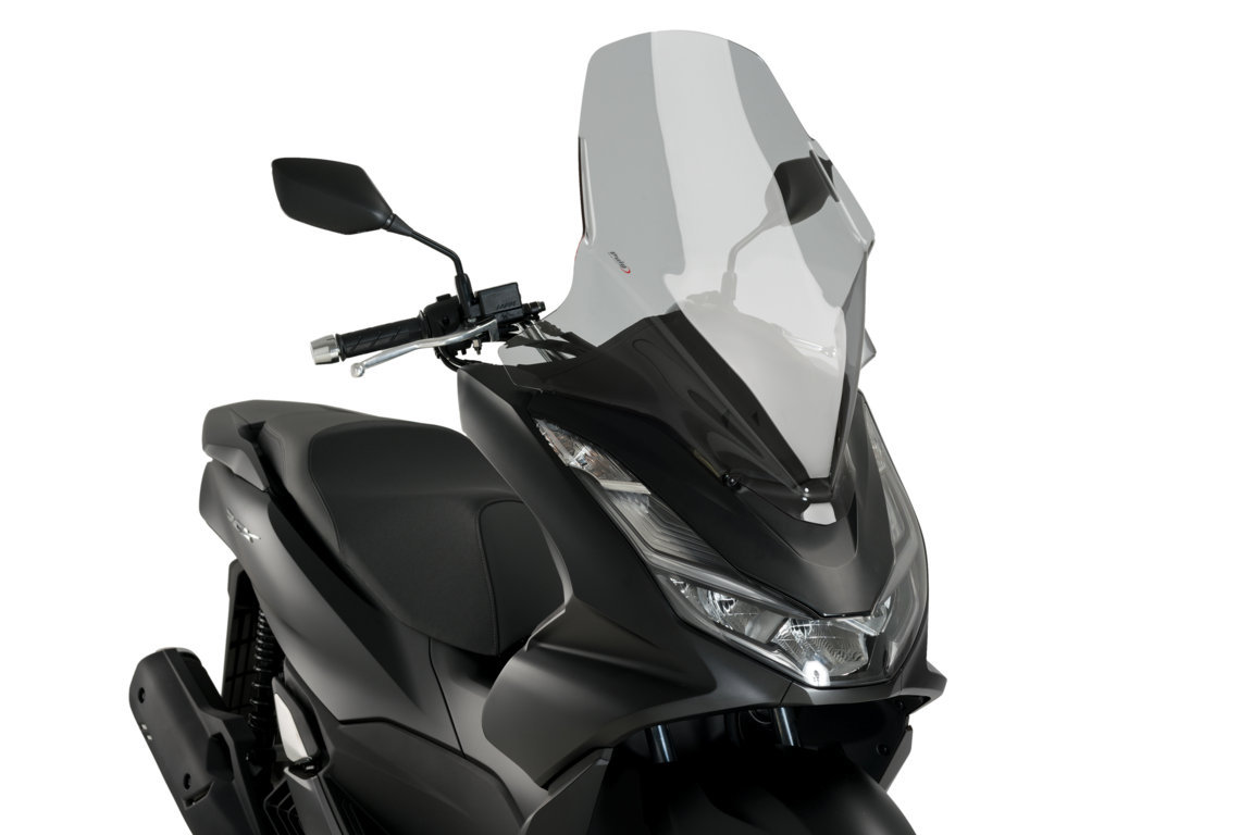 Plexi štít PUIG TOURING kouřové pro HONDA PCX 125 2021-2024