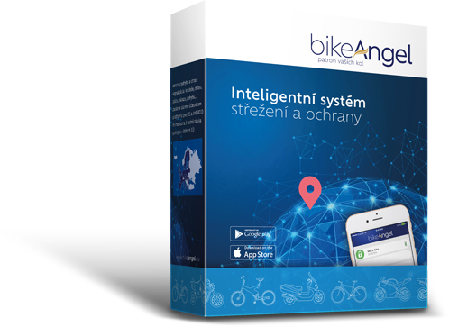 Systém pro monitorování a hlídání motorky bikeAngel EU
