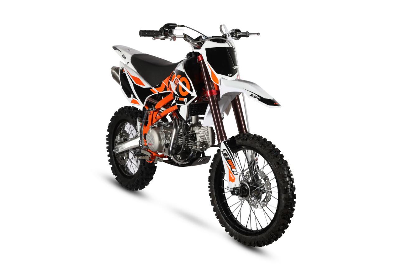 KAYO pitbike TT190R 17"/14" černo-oranžovo-bílá