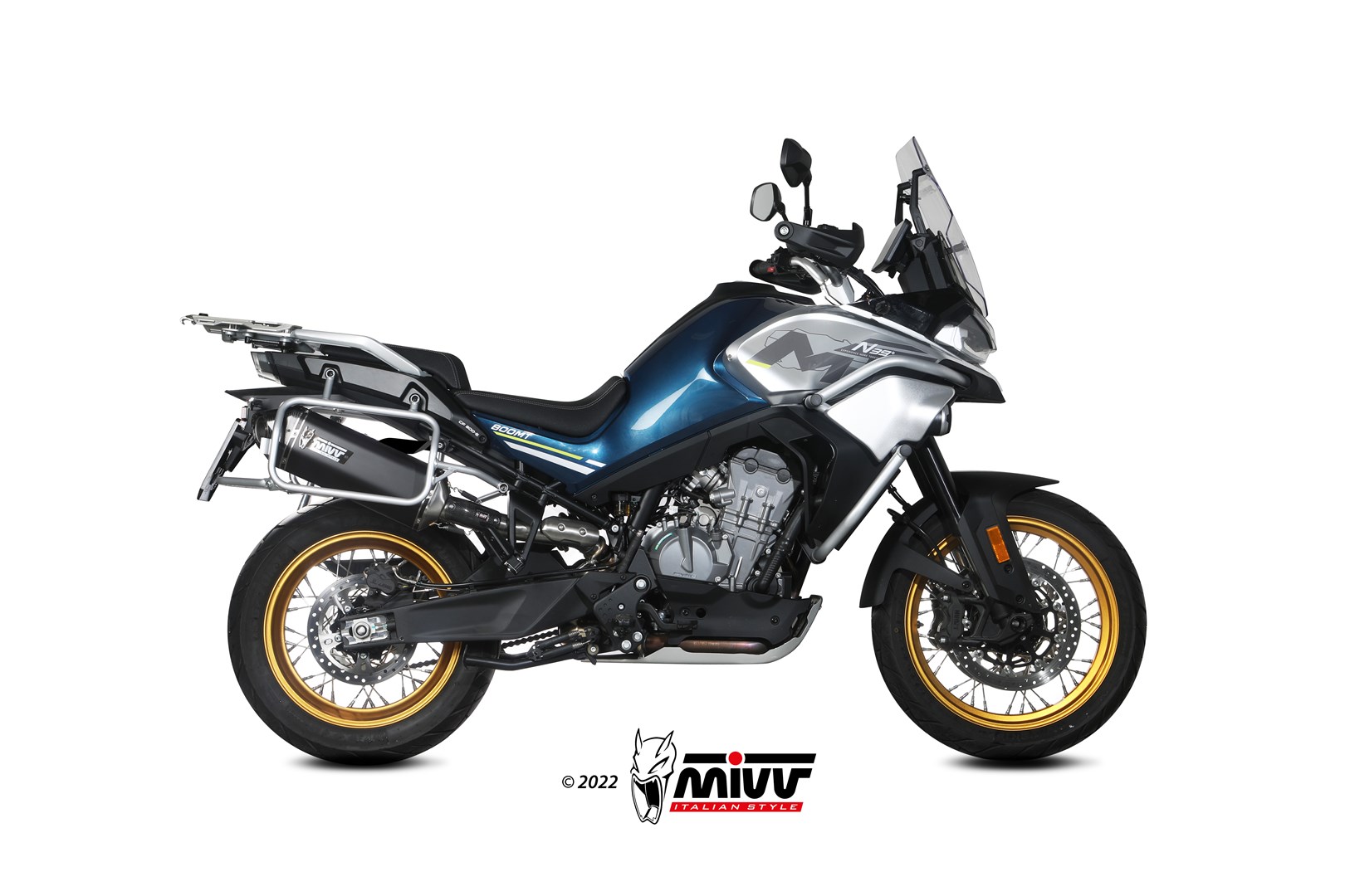 MIVV koncovka výfuku CFMoto 800MT SPEED EDGE C73.CF.001.LRB Černá