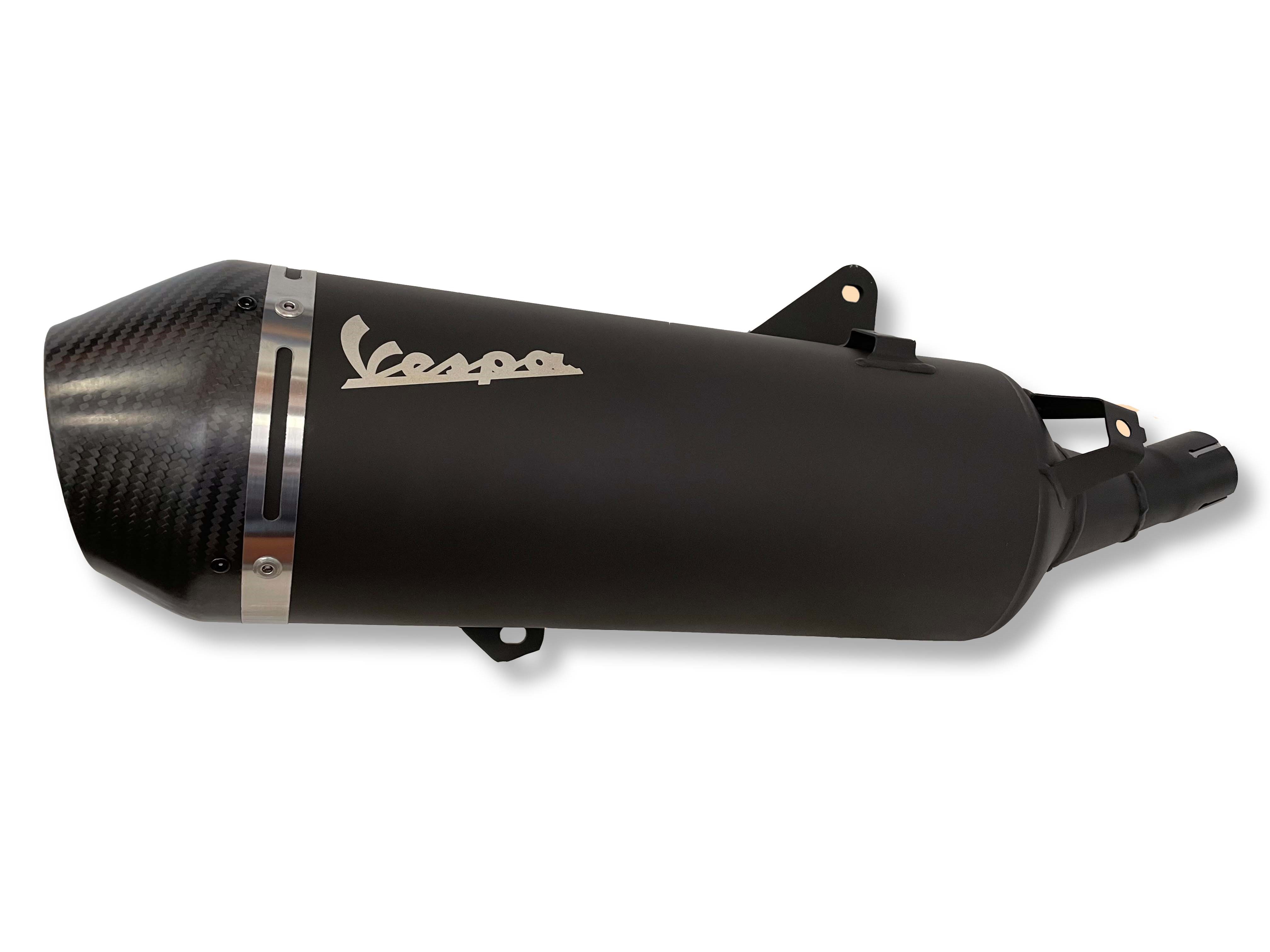 Výfuk Vespa černý/matný pro GTS 300 HPE E5