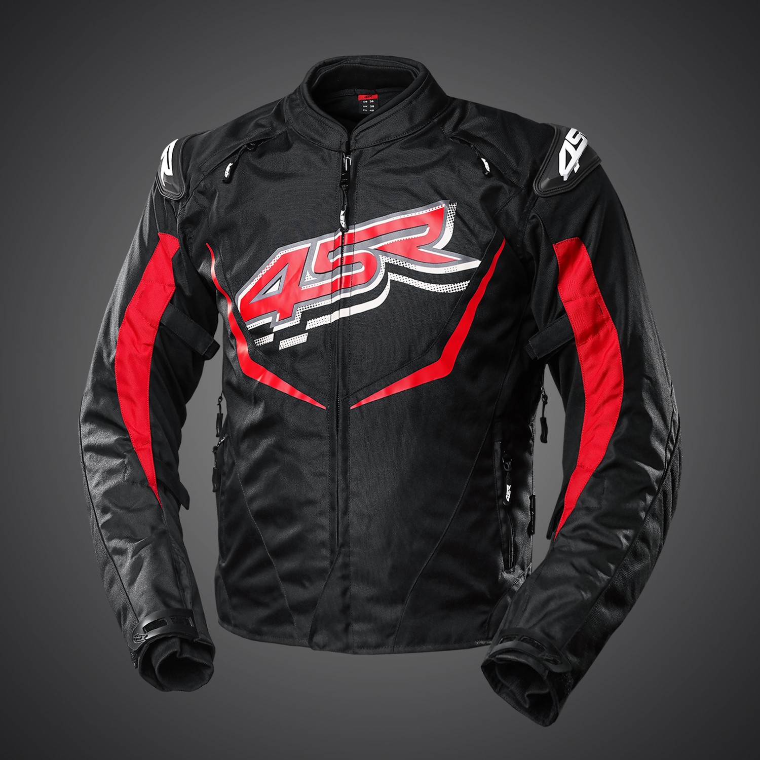 4SR Pánská textilní moto bunda RTX RED