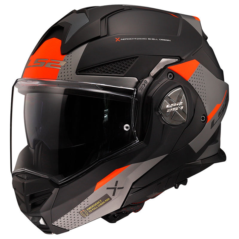 Přilba překlopná LS2 FF901 ADVANT X OBLIVION MATT BLACK TITANIUM
