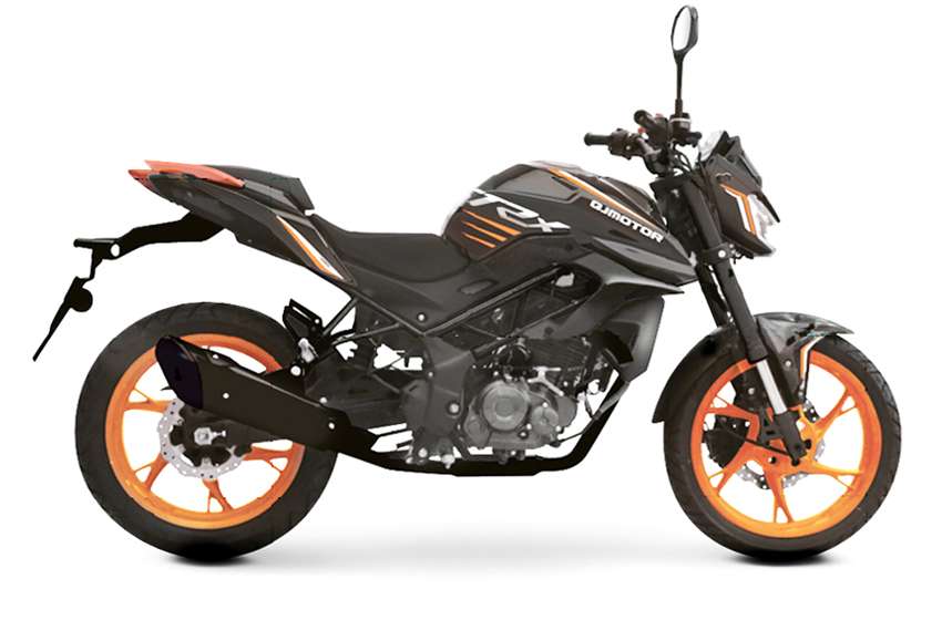 QJMOTOR TRX 125 černá