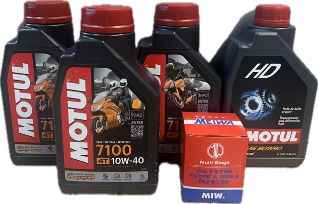 MOTUL Sada pro kompletní výměnu olejů LINHAI M565L, M570L PREMIUM