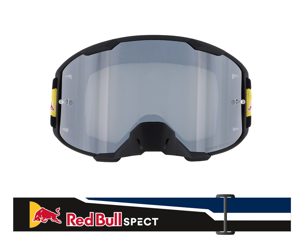 Brýle REDBULL Spect Strive (matné černé, stříbrné zrcadlové plexi)