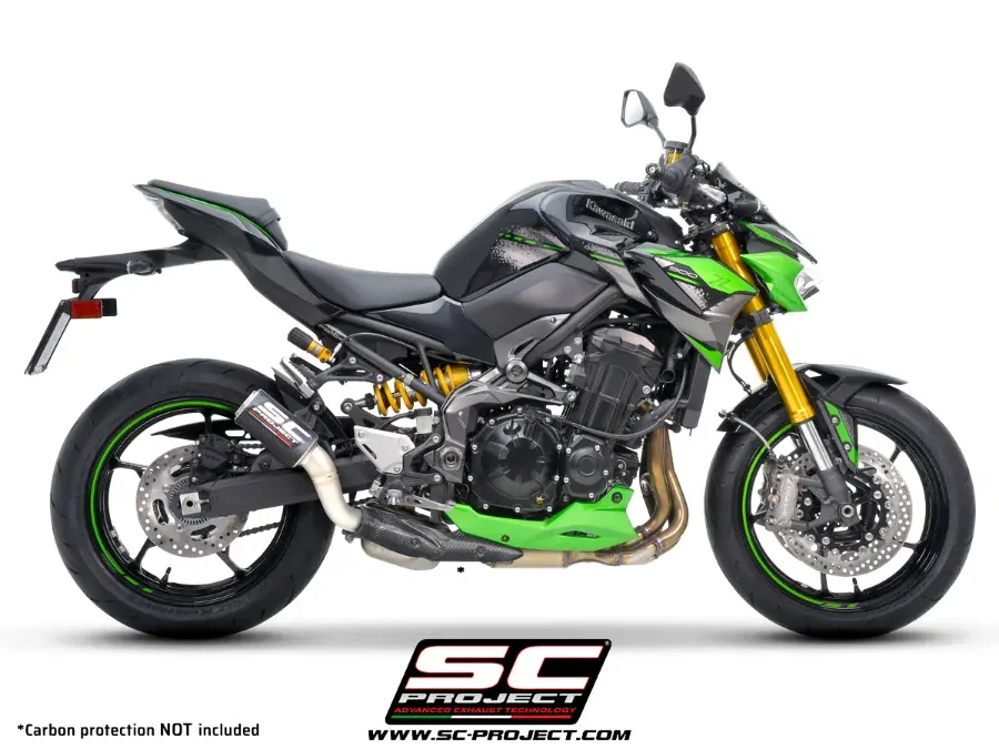 SC-PROJECT KAWASAKI Z900 (2020-2024) E5 S1 CR-T tlumič výfuku carbon