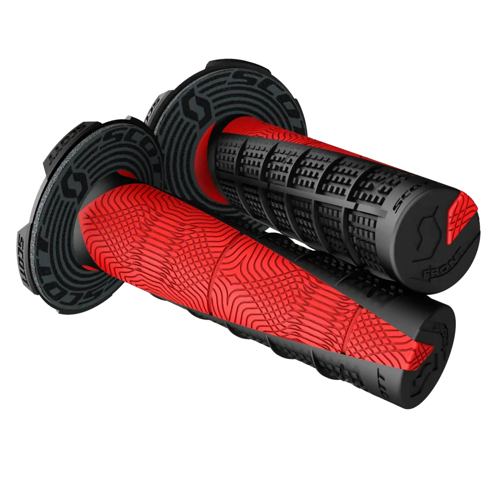 SCOTT Grip DUECE+DONUTS BLACK/NEON RED