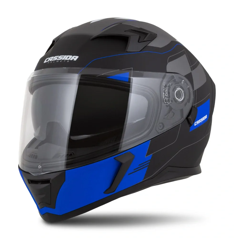 CASSIDA Integrální moto přilba 3.0 ROXOR modrá