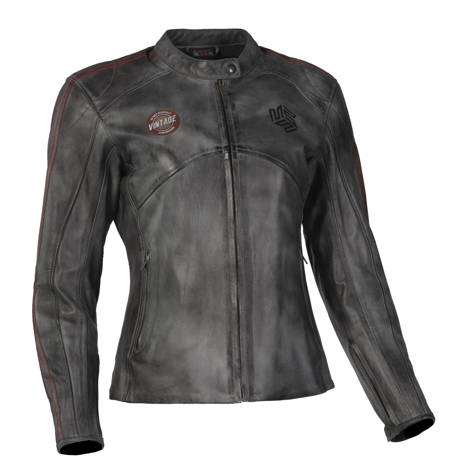 MBW Dámská kožená moto bunda VINTAGE