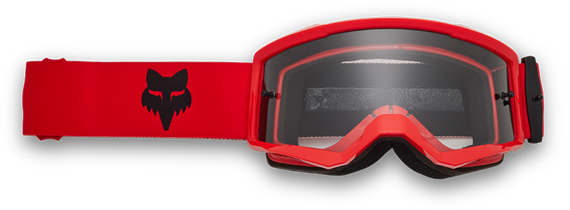 FOX dětské motokrosové brýle YTH MAIN CORE GOGGLE Fluo red