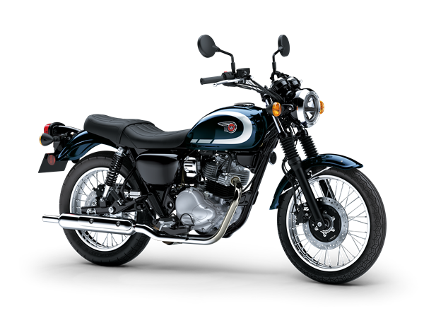 KAWASAKI W230 MY2025 Metallic Ocean Blue / Ebony